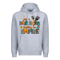 Heather Grey just a nail boss building her empire Premium Hoodie - AdoDesignShop
