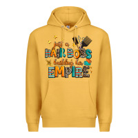 Mustard just a nail boss building her empire Premium Hoodie - AdoDesignShop