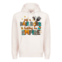 Pale Pink just a nail boss building her empire Premium Hoodie - AdoDesignShop