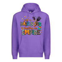 Purple just a nail boss building her empire Premium Hoodie - AdoDesignShop