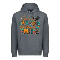Rock just a nail boss building her empire Premium Hoodie - AdoDesignShop