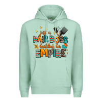 Seafoam just a nail boss building her empire Premium Hoodie - AdoDesignShop