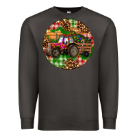 Smoke Christmas Farm Red Tractor Premium Sweatshirt - RanaPortraitStore