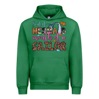 Emerald soul of a mermaid mouth of a sailor Urban Hoodie - JahusDesignShop