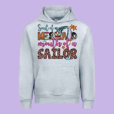 Soul Of A Mermaid Mouth Of A Sailor Urban Hoodie Designed By Jahusdesignshop