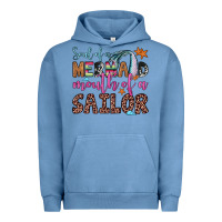 Pigment Pebble Blue soul of a mermaid mouth of a sailor Urban Hoodie - JahusDesignShop