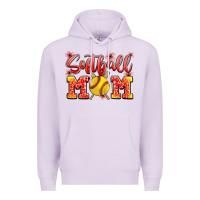 Lilac softball mom Premium Hoodie - JahusDesignShop
