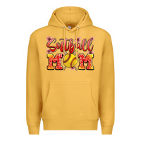 Mustard softball mom Premium Hoodie - JahusDesignShop