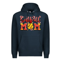 Navy softball mom Premium Hoodie - JahusDesignShop