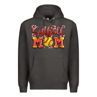 Smoke softball mom Premium Hoodie - JahusDesignShop