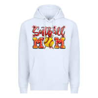 White softball mom Premium Hoodie - JahusDesignShop