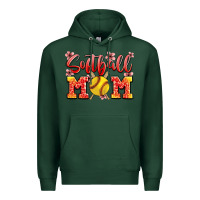Sports Green softball mom Premium Hoodie - JahusDesignShop
