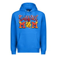 True Royal softball mom Premium Hoodie - JahusDesignShop