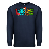 Navy Western Gemstone Christmas Love Premium Sweatshirt - RanaPortraitStore