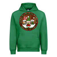 Emerald christmas gnomies christmas ornament Urban Hoodie - BundleAndBundleShop