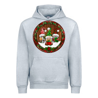 Heather Grey christmas gnomies christmas ornament Urban Hoodie - BundleAndBundleShop