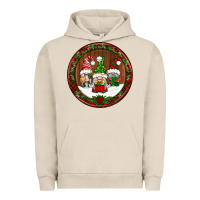 Pigment French Oak christmas gnomies christmas ornament Urban Hoodie - BundleAndBundleShop