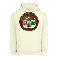 Pigment Pistachio christmas gnomies christmas ornament Urban Hoodie - BundleAndBundleShop