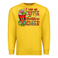 Lemon i run on coffee and christmas cheer Premium Sweatshirt - Zillion Design Studio