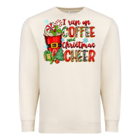 Sandshell i run on coffee and christmas cheer Premium Sweatshirt - Zillion Design Studio