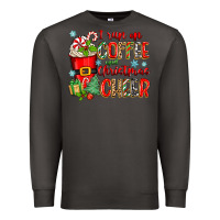 Smoke i run on coffee and christmas cheer Premium Sweatshirt - Zillion Design Studio