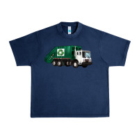 Navy recycle truck Urban Heavy Tee - Artiststas