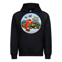 Black merry christmas small town christmas ornament Urban Hoodie - BundleAndBundleShop