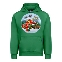 Emerald merry christmas small town christmas ornament Urban Hoodie - BundleAndBundleShop