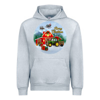 Heather Grey merry christmas small town christmas ornament Urban Hoodie - BundleAndBundleShop