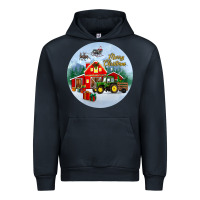 Navy merry christmas small town christmas ornament Urban Hoodie - BundleAndBundleShop