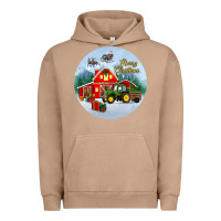 Pigment Burro merry christmas small town christmas ornament Urban Hoodie - BundleAndBundleShop