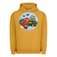 Pigment Peanut Butter merry christmas small town christmas ornament Urban Hoodie - BundleAndBundleShop