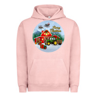 Pigment Salmon merry christmas small town christmas ornament Urban Hoodie - BundleAndBundleShop