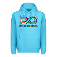Ocean Blue autism acceptance Premium Hoodie - JahusDesignShop