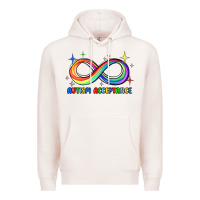 Pale Pink autism acceptance Premium Hoodie - JahusDesignShop