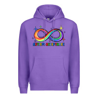 Purple autism acceptance Premium Hoodie - JahusDesignShop