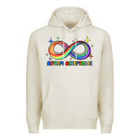 Oatmeal Heather autism acceptance Premium Hoodie - JahusDesignShop
