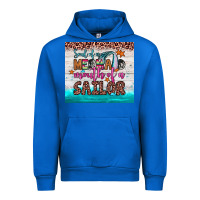 Cobalt soul of a mermaid mouth of a sailor Urban Hoodie - JahusDesignShop