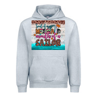 Heather Grey soul of a mermaid mouth of a sailor Urban Hoodie - JahusDesignShop