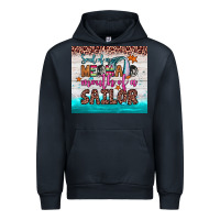 Navy soul of a mermaid mouth of a sailor Urban Hoodie - JahusDesignShop