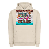 Pigment French Oak soul of a mermaid mouth of a sailor Urban Hoodie - JahusDesignShop