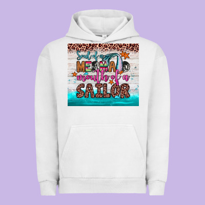 Soul Of A Mermaid Mouth Of A Sailor Urban Hoodie Designed By Jahusdesignshop