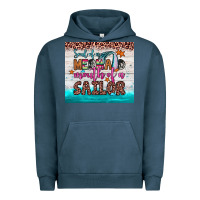 Pigment Midnight Navy soul of a mermaid mouth of a sailor Urban Hoodie - JahusDesignShop
