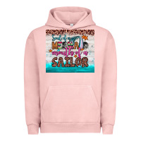 Pigment Salmon soul of a mermaid mouth of a sailor Urban Hoodie - JahusDesignShop