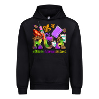 Black mardi gras rca resident care assistant Urban Hoodie - AdoDesignShop