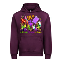 Mauve Wine mardi gras rca resident care assistant Urban Hoodie - AdoDesignShop