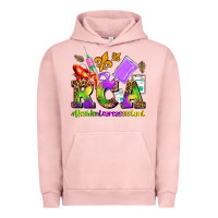 Pigment Salmon mardi gras rca resident care assistant Urban Hoodie - AdoDesignShop