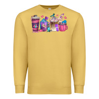 Antique Gold nail hustler coffee cups Premium Sweatshirt - texasbilliewilder