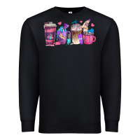 Black nail hustler coffee cups Premium Sweatshirt - texasbilliewilder