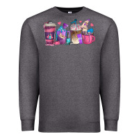 Charcoal Heather nail hustler coffee cups Premium Sweatshirt - texasbilliewilder